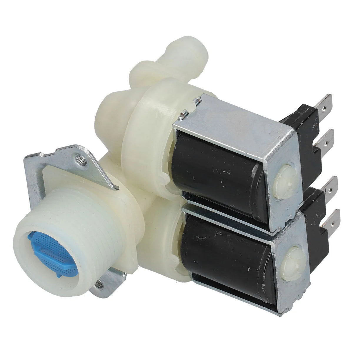 Washer Water Inlet Valve Washing Machine Inlet Solenoid Valve Double Head Replacement Accessories for Automatic Washing Machines
