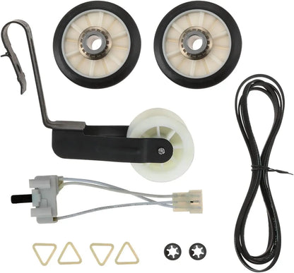 4392065 Dryer Maintenance and Repair Kit Includes Drum Roller Belt and Idler Pulley Compatible with Whirlpool Maytag Dryer