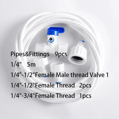 9/18/24/25/29pcs Water purification fittings assembly Coffee machine ice machine water accessories Pipes & Fittings