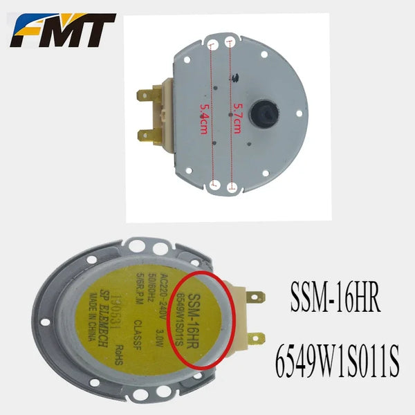 SSM-16HR 6549W1S011S For LG Microwave Turntable Motor 220V