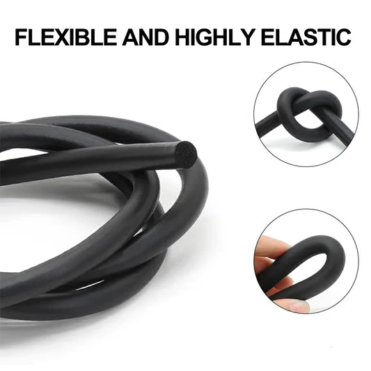 EPDM Sealing Strip 2/4/6/8/10/12/14/16/18/20mm Rubber Foam Sponge Cord Bar Car Door Sound Proofing Window Dustproof Seal Gaskets