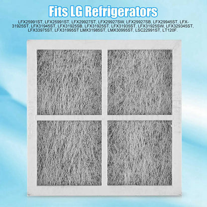 Replacement Refrigerator Air Filter Compatible with LG LT120F / 469918 — 3 Pack