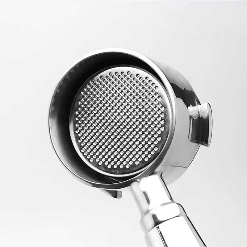 1Pcs Coffee Portafilter 51mm Non Pressurized Filter Basket With Spoon Brush Reusable Refillable Coffee Kitchen Accessorie