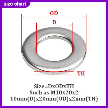 304 Stainless Steel Large Size Oversize Big Wider DIN9021 Large Flat Washer Plain Gasket Metal Plain Washers Spacer M1.6-M36
