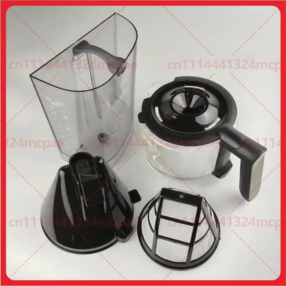 Glass Pot Cup Filter Water Tank Funnel Replacement Parts Compatible with Philips Coffee Machine HD7900
