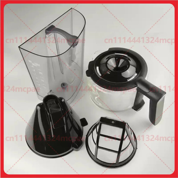 Glass Pot Cup Filter Water Tank Funnel Replacement Parts Compatible with Philips Coffee Machine HD7900