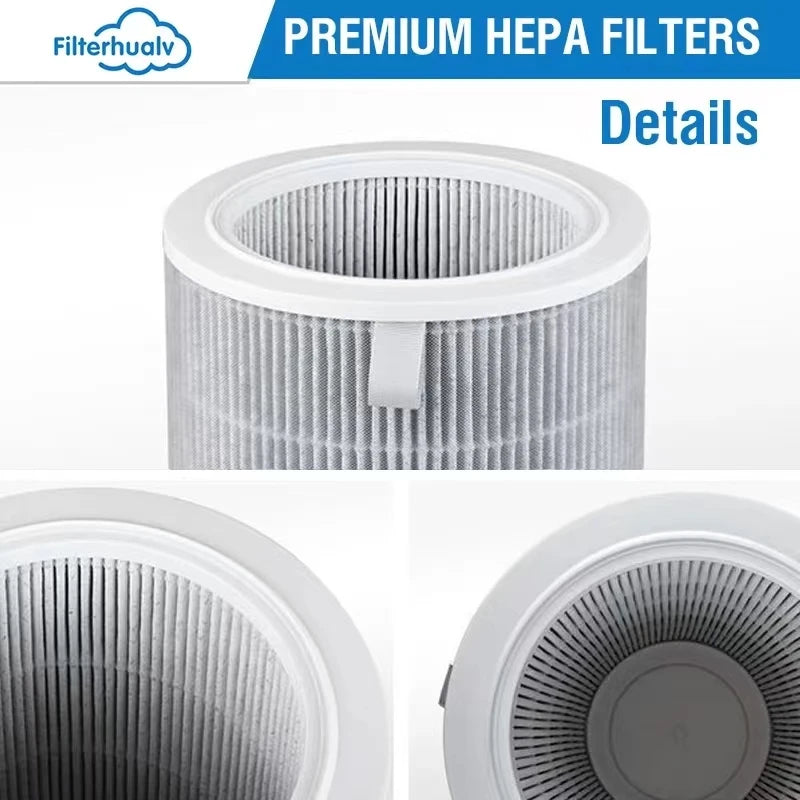 Air Filter Compatible with Xiaomi Mi Air Purifier 1 2 2S 2C 2H 3 3S 3C 3H Mijia Air Filters Carbon HEPA Replacement