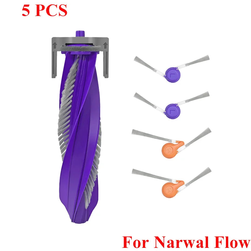 Replacement For Narwal Flow Vacuum Accessories Main Roller Side Brush Hepa Filter Mop Cloth Pads Dust Bag Spare Part