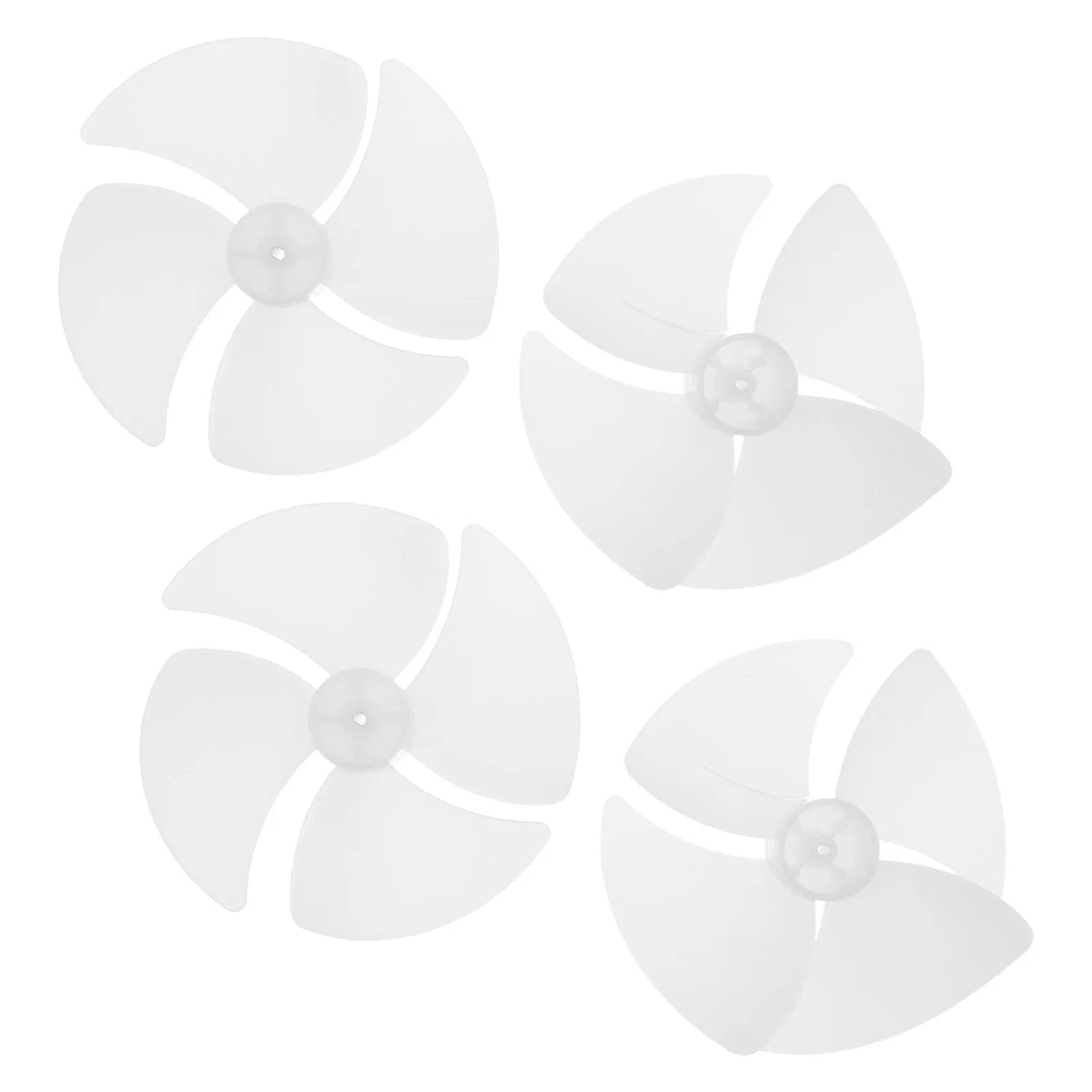 4Pcs Microwave Oven Cooling Fan Blade Plastic Motor Replacement Part Electric Motor Fan Blade for Oven Repair Replacement