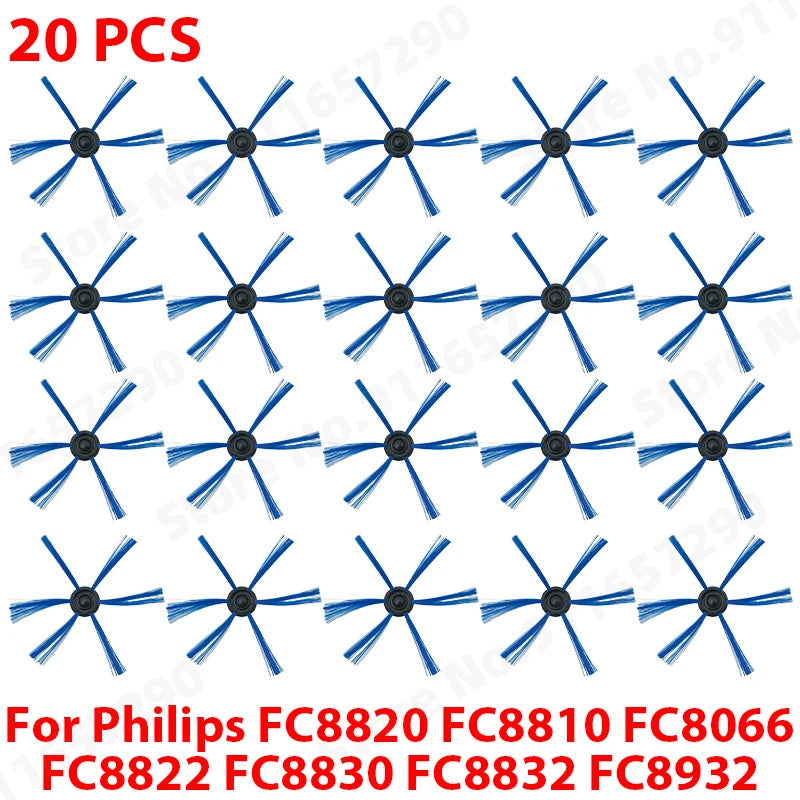 HEPA Filter Screen Side Brush Compatible with Philips FC8820 FC8810 FC8066 FC8822 FC8830 FC8832 FC8932 Robot Vacuum Cleaner Accessories