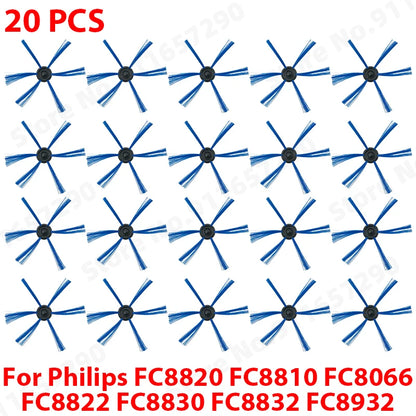 HEPA Filter Screen Side Brush Compatible with Philips FC8820 FC8810 FC8066 FC8822 FC8830 FC8832 FC8932 Robot Vacuum Cleaner Accessories
