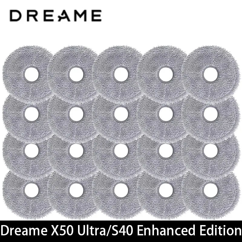 Dreame X50 Ultra / S40 Enhanced / L50 Pro Ultra Edition Vacuum Parts Main Roller Side Brush Hepa Filter Mop Cloth Dust Bag