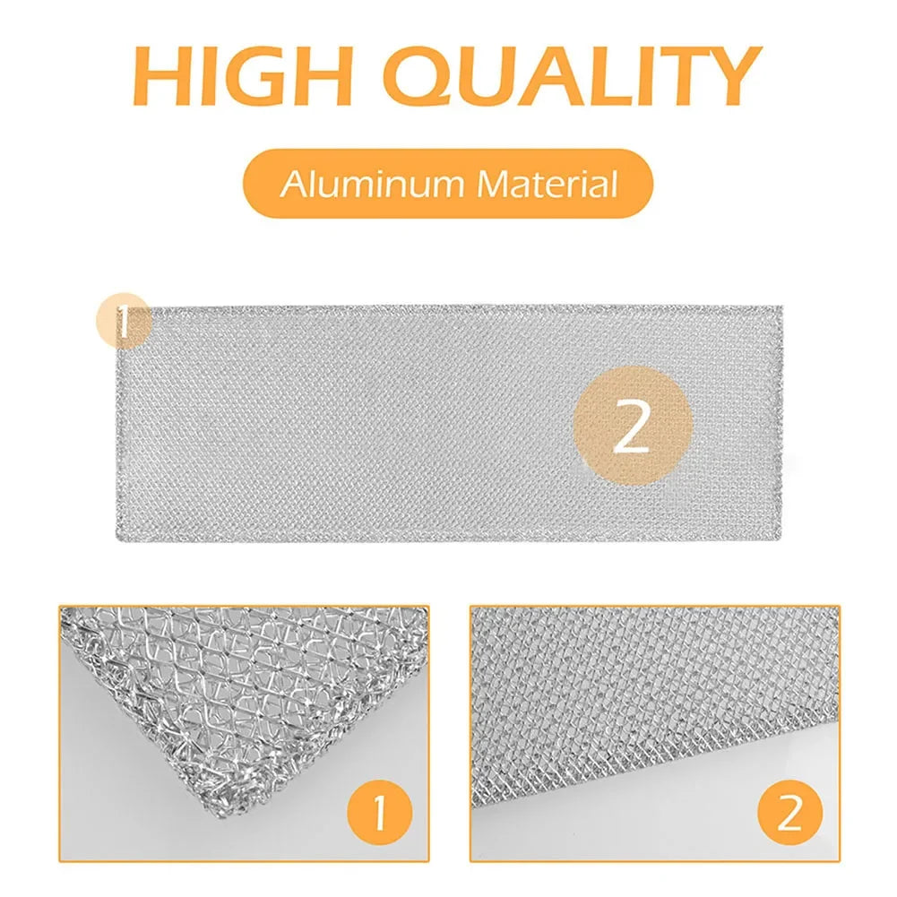 2PCS Aluminum Range Hood Grease Filter For S99010370 / 99010370 / AP5950107 Kitchen Appliances Range Hood Parts