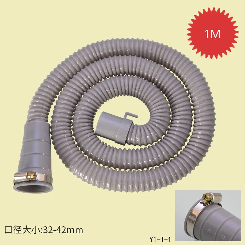 Fully Automatic Washing Machine Drainage Pipe Outlet Pipe Washbasin Dish Basin Lengthening and Extending Downpipe Fittings