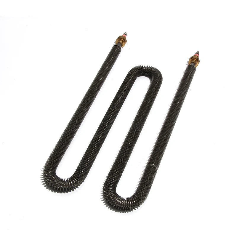 Finne Tubular Heating Element 201SS/304SS Radiator 220V 1500W 2000W 2500W 3000W 3500W Drying Oven Electric Heat Tube Dia. 12mm