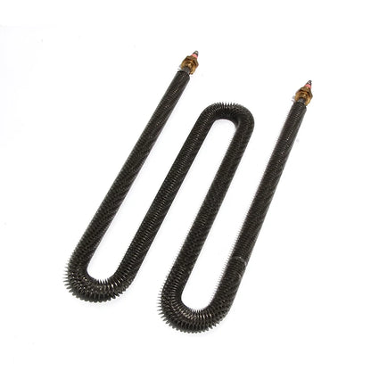 Finne Tubular Heating Element 201SS/304SS Radiator 220V 1500W 2000W 2500W 3000W 3500W Drying Oven Electric Heat Tube Dia. 12mm