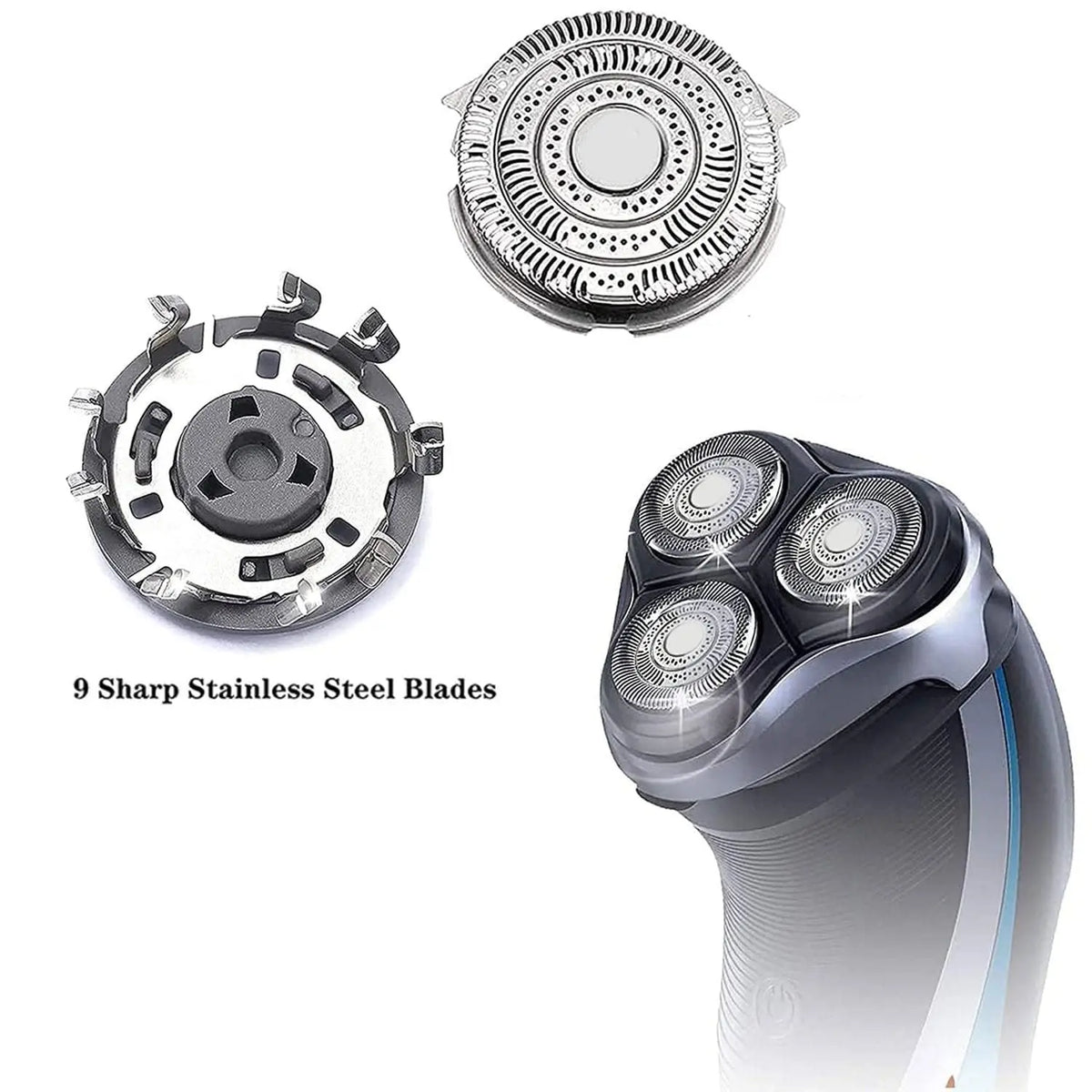 HQ9 Replacement Shaver Heads Compatible with Philips SpeedXL