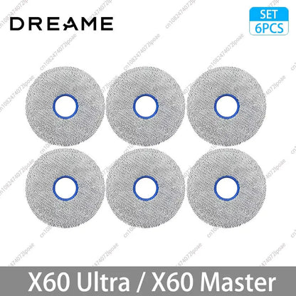 Dreame X60 Ultra / X60 Master Accessories Main Side Brush HEPA Filter Mop Cloths Dust Bag Vacuum Cleaner Replacement Spare Parts