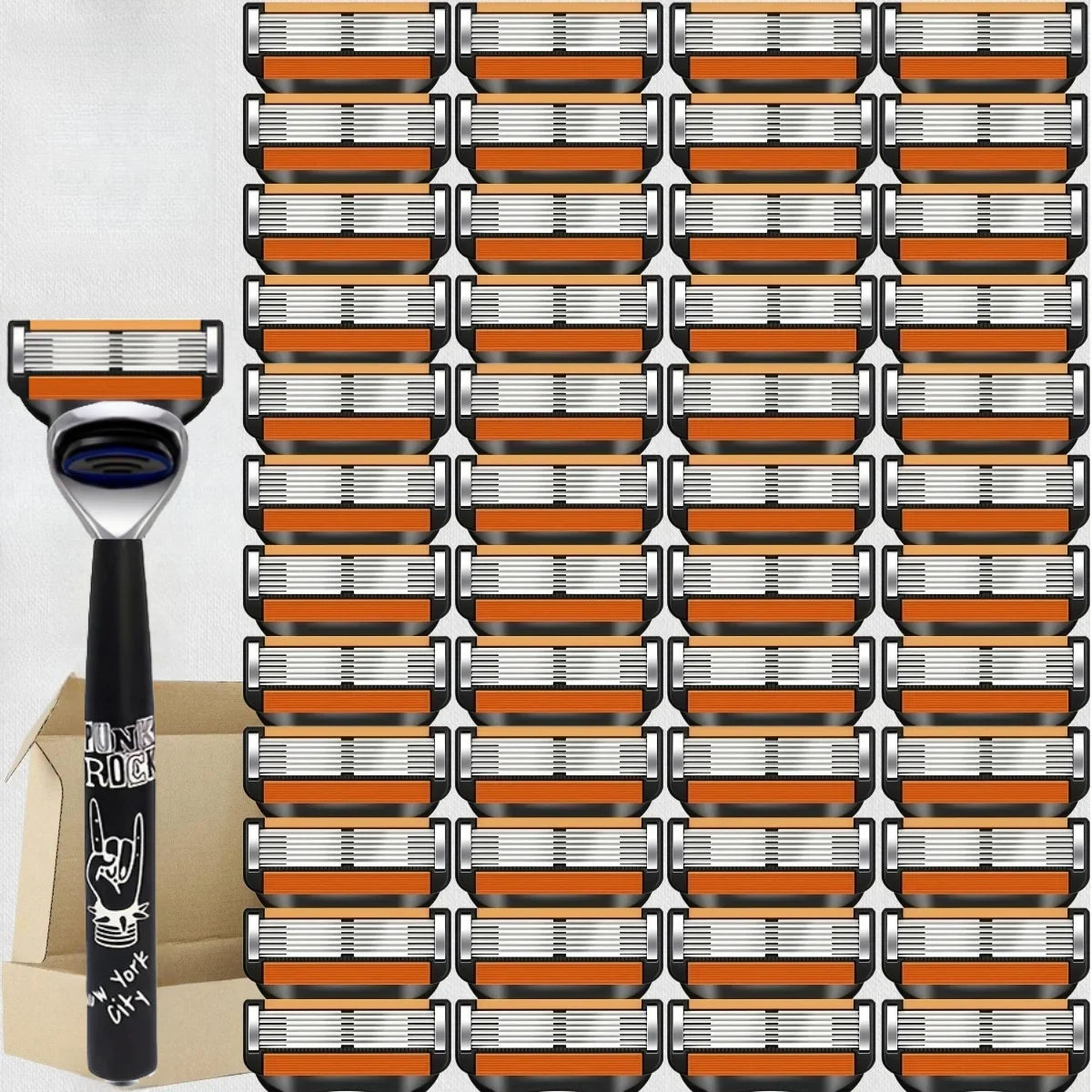 Six-Layer Replacement Razor Cartridges