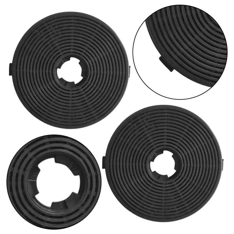 2 PCS 135mm135mm18mm Activated Carbon Filters, Home Kitchen Range Hood Replacement Appliance Parts
