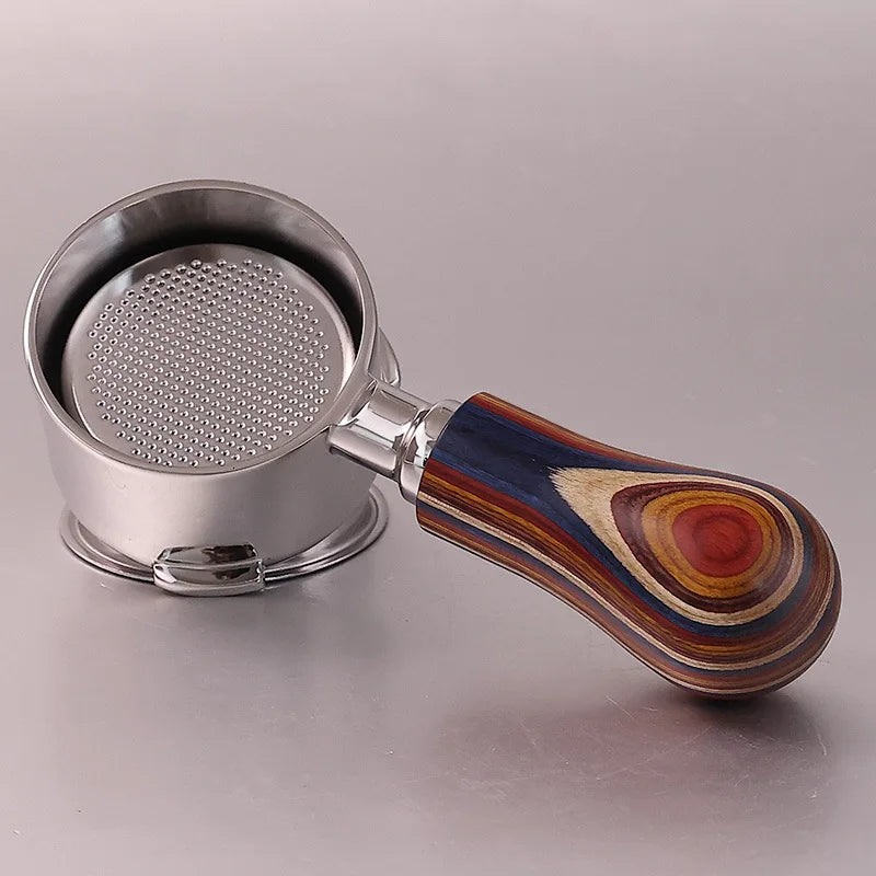 51mm 3-lug Bottomless Portafilter for HiBREW H10B/H11/H8A/H5 Espresso Machine Stainless Steel Coffee Handle Filter Tool