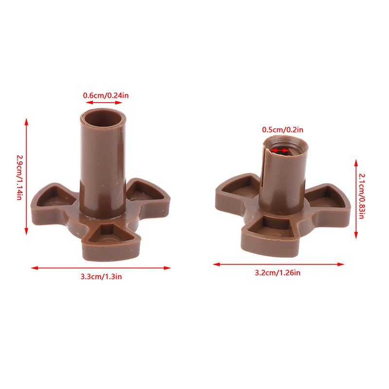 1pc Turntable Coupler Microwave Oven Turntable Roller Guide Support Coupler Tray Shaft Replacement Accessories