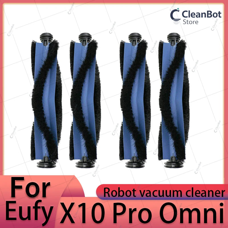 Accessories Compatible with Eufy X10 Pro Omni Robot Vacuum Dust Bag Hepa Filter Roller Side Brush Mop Cloth