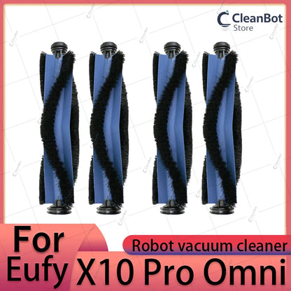 Accessories Compatible with Eufy X10 Pro Omni Robot Vacuum Dust Bag Hepa Filter Roller Side Brush Mop Cloth