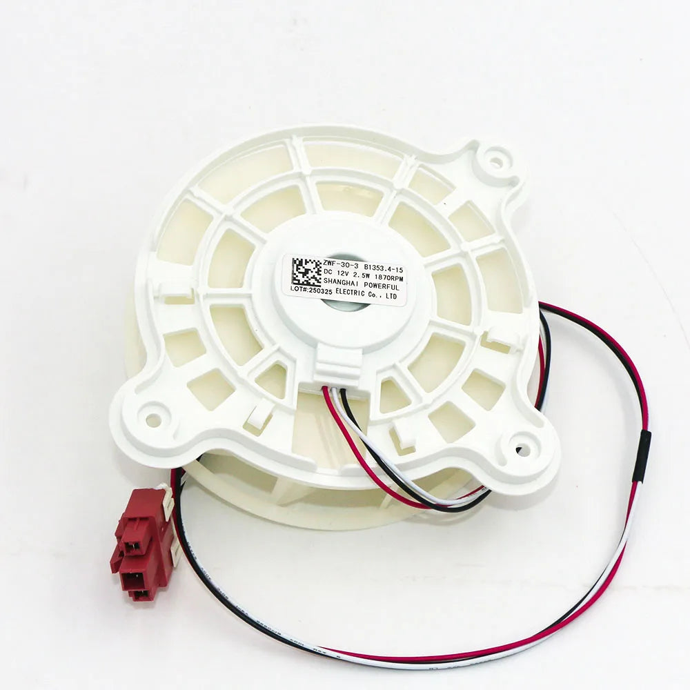 Replacement Refrigerator Fan Motor — DC12V Compatible with Meiling ZWF-30-3