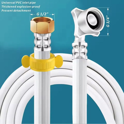 Upgraded 80/100/200/300/500cm Super Long Explosion-Proof Washing Machine Hose G1/2'' G3/4'' Water Inlet Flexible Pipe