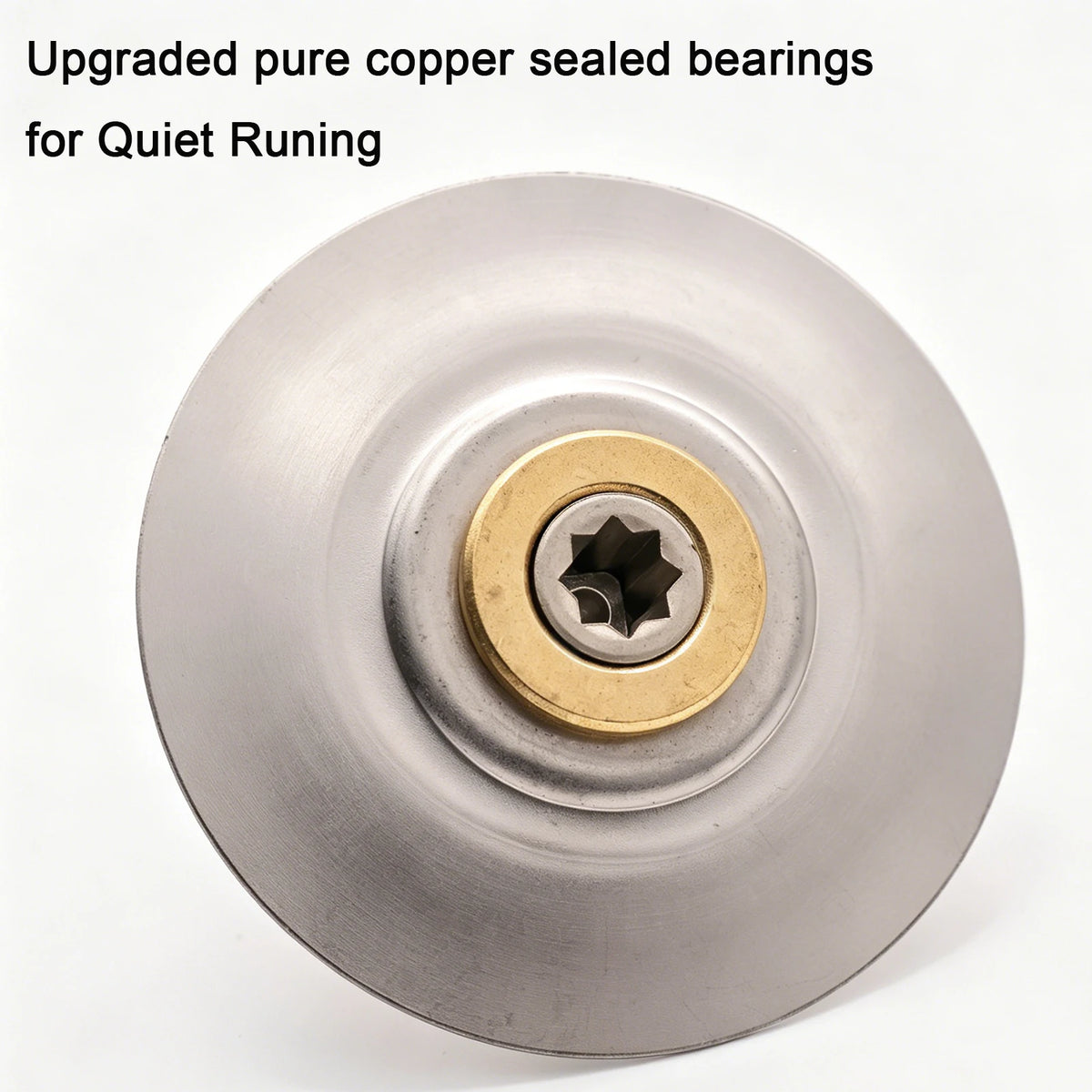 Blender Blade for Oster Ice Juicer Mixing Knife Quiet 4-Leaf Upgrade 304 Stainless Steel Blade Pure Copper Sealed Bearing
