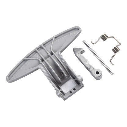 Grey Plastic Door Handle Kit 3650EN3005 9.5x6.5cm Replacement Part Compatible with LG Front Load Washing Machine WD8013F WD1460FHD Accessori
