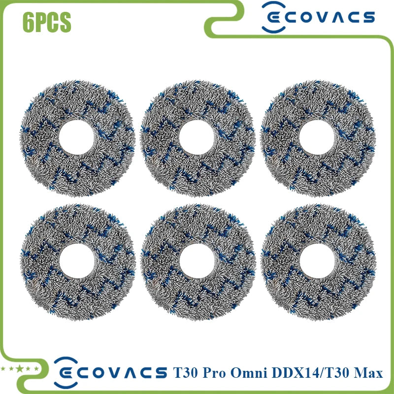 For Ecovacs Deebot T30 PRO OMNI / T30 Max / T30 / DDX14 Vacuum Cleaner Main Side Brush Filter Mop Cloth Replacement Parts