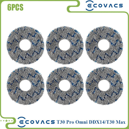For Ecovacs Deebot T30 PRO OMNI / T30 Max / T30 / DDX14 Vacuum Cleaner Main Side Brush Filter Mop Cloth Replacement Parts