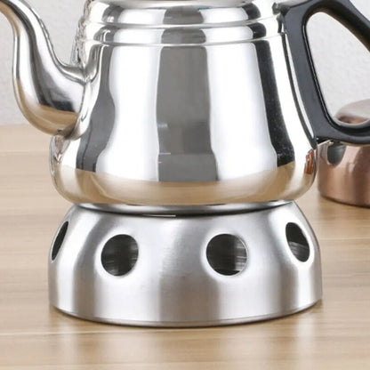 Hollow Teaware Round Teapot Warmer Teapot Stove Stainless Steel Base Heater