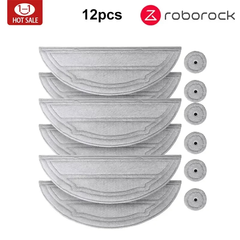 Accessories Compatible with Roborock Saros 10 robot vacuum cleaner Parts Main Roller Side Brush Filter Mop Cloth Dust Bag