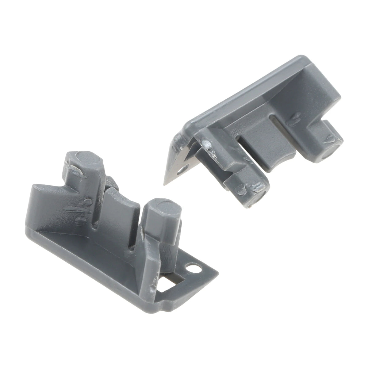 2pcs Dishwasher Rack Stop Clip W10195622 Upper Dishrack Slide Rail Rear Stop for Whirlpool/KitchenAid/Kenmore Replace AP4566222