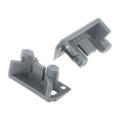 2pcs Dishwasher Rack Stop Clip W10195622 Upper Dishrack Slide Rail Rear Stop for Whirlpool/KitchenAid/Kenmore Replace AP4566222