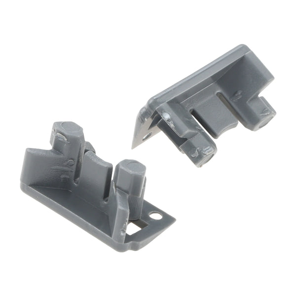 2pcs Dishwasher Rack Stop Clip W10195622 Upper Dishrack Slide Rail Rear Stop for Whirlpool/KitchenAid/Kenmore Replace AP4566222
