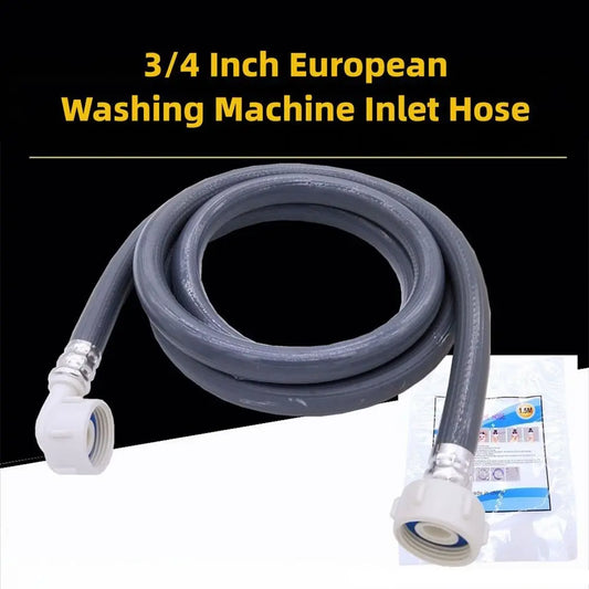 Automatic Washing Machine Inlet Hose High Pressure ‌Explosion Proof European Water Inlet Hose 3/4 Inch Garden Water Supply Pipe