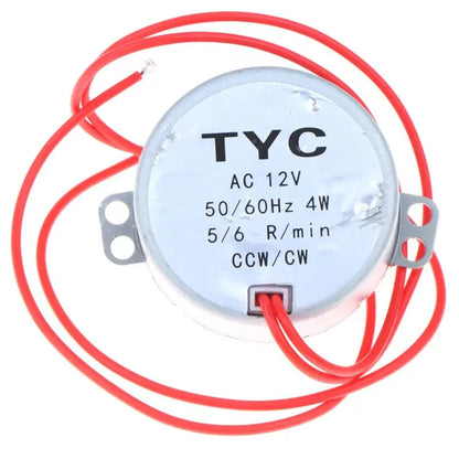 High Torque TYC-50 Synchronous Motor 5-6R/min Stable Running AC 220V Replacement Part for Home Microwave Turntable Repair