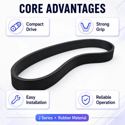 PJ373 Multi Wedge Rubber Drive Belt Conveyor belt PJ370 PJ373 PJ375 PJ376 PJ381 Compatible with Washing Machines And Treadmills