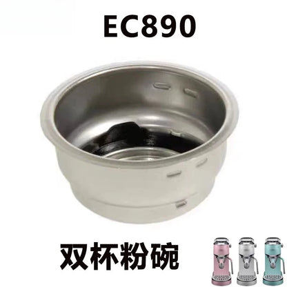 For Delonghi semi-automatic coffee machine EC890 single and double powder bowl water handle accessories