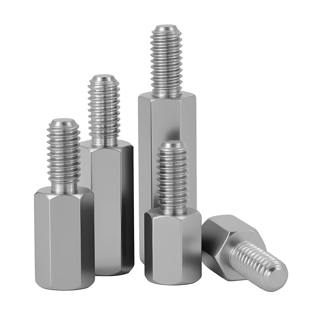 Hex Standoff Male to Female Standoff Spacer Screw M2 M3 M4 M6 M8 303 Stainless Steel PCB Motherboard Rack Stud Length 5~50mm