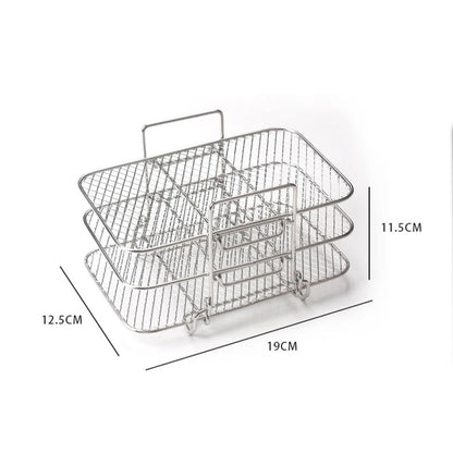 8 inch Air Fryer Racks, Air Fryer Accessories, Baking Rack,Round Stackable Grill, Fit All Airfryer 4.2Qt - 5.8Qt
