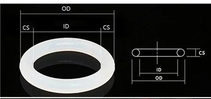 NBR Rubber O Ring CS 3/3.5mm Nitrile Round Sealing Gasket Oil Corrosion Resistant Auto Plumbing Water Tap Faucet Seal Washer