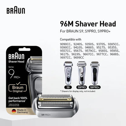 96M Replacement Shaver Head Compatible with Braun Series 9