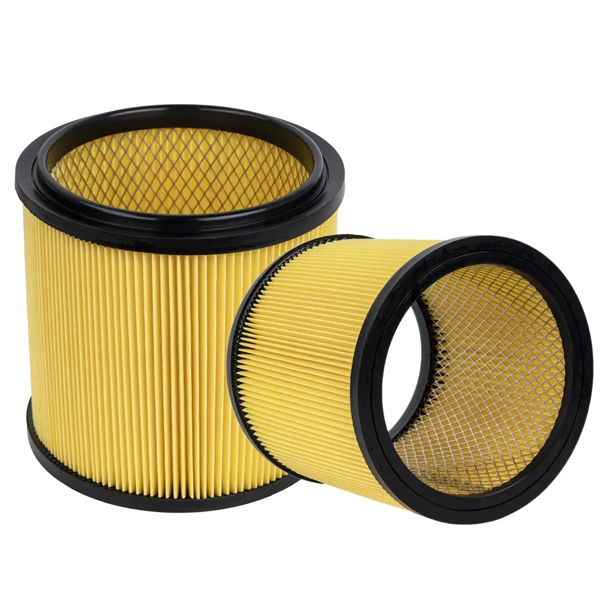 Standard Trolley Style Filters and Retainers Compatible with All Vacmaster Vac5-16 Gallon Vacuum Cartridge Filters and Retainers