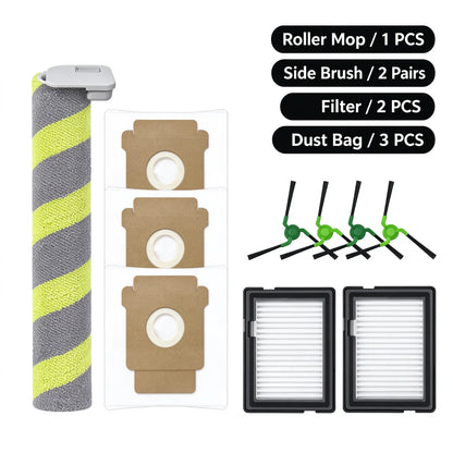 For iRobot Roomba Max 705 Combo 775 Combo 706 Combo 707 Combo Replacement Parts Side Brush Main Brush Filter Dust Bag Roller Mo