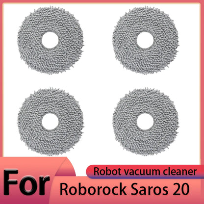 Compatible with Roborock Saros 20 Robot Vacuum Cleaner Accessories Main Brush Side Brush HEPA Filter Mop Cloths Dust Bag Spare Parts